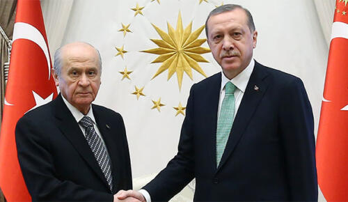 Cumhurbaşkanı Erdoğan, MHP Genel Başkanı Bahçeli ile görüştü